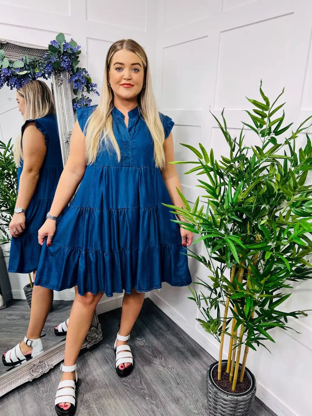 Maisie Denim Layer Dress