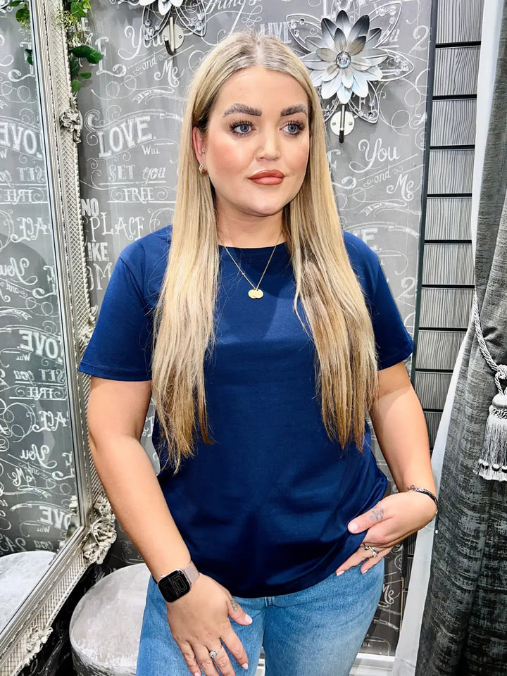 Maisie Plain T-Shirt NAVY