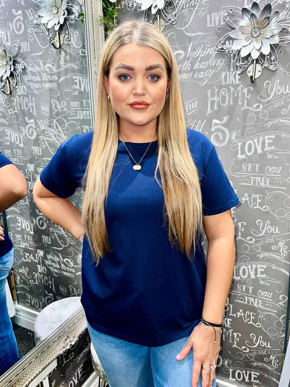 Maisie Plain T-Shirt NAVY