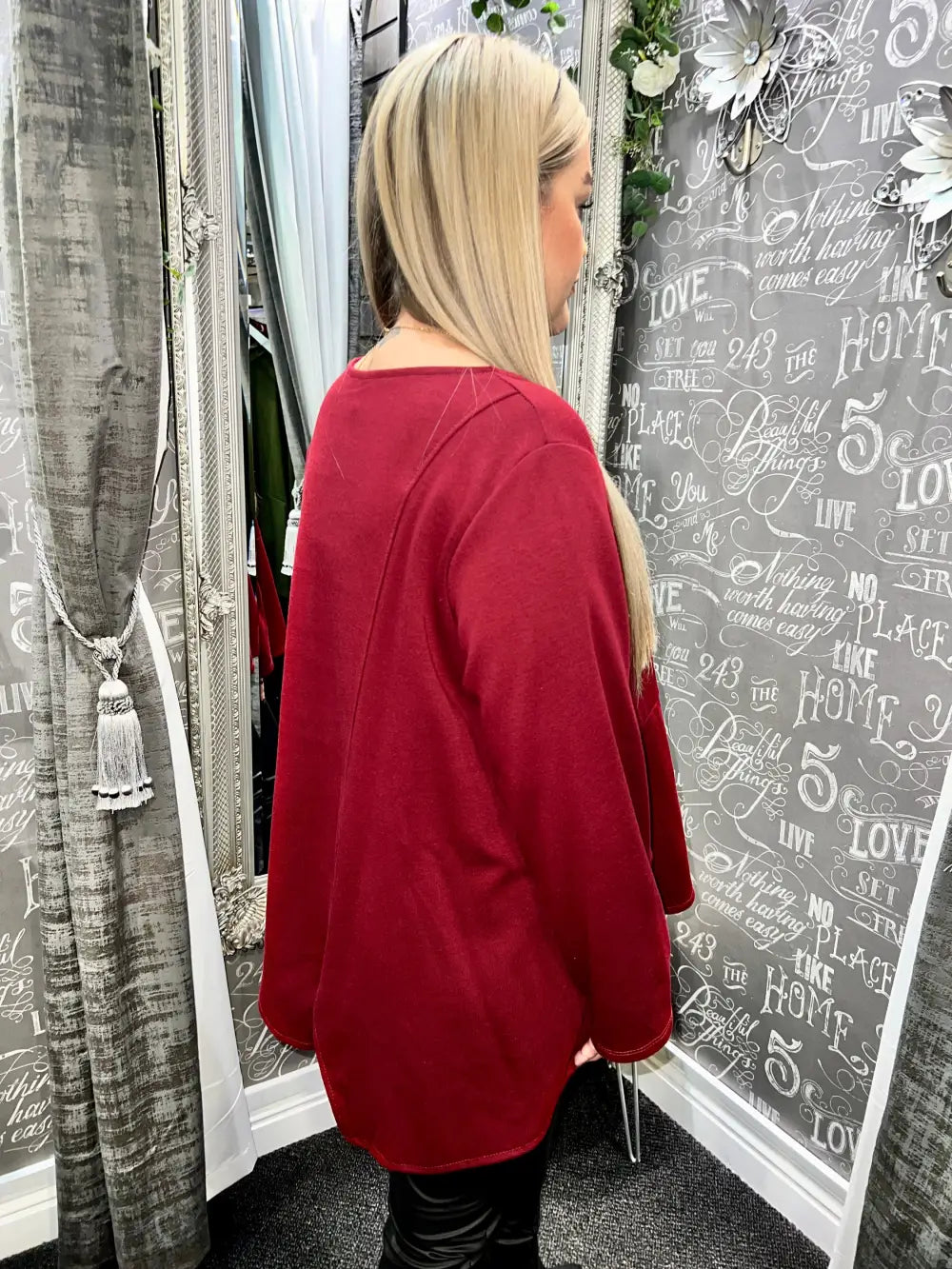 Mayan Made In Italy Top WINE - Tops