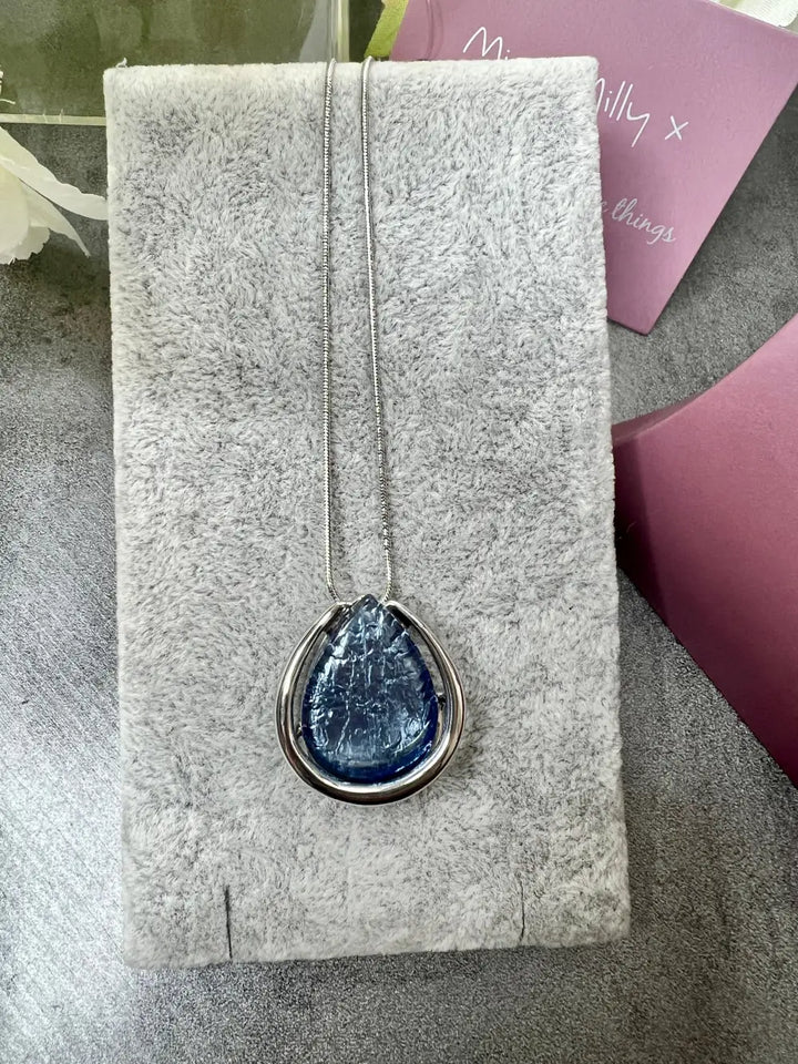 Miss Milly Blue Nugget Necklace - Jewellery