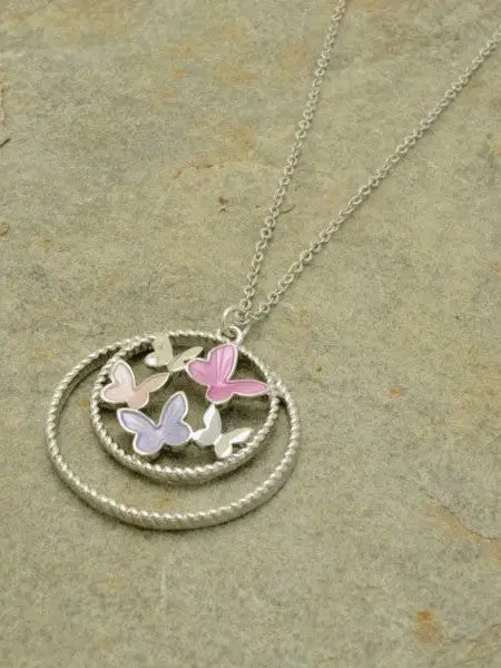Miss Milly Butterfly in a Ring Necklace
