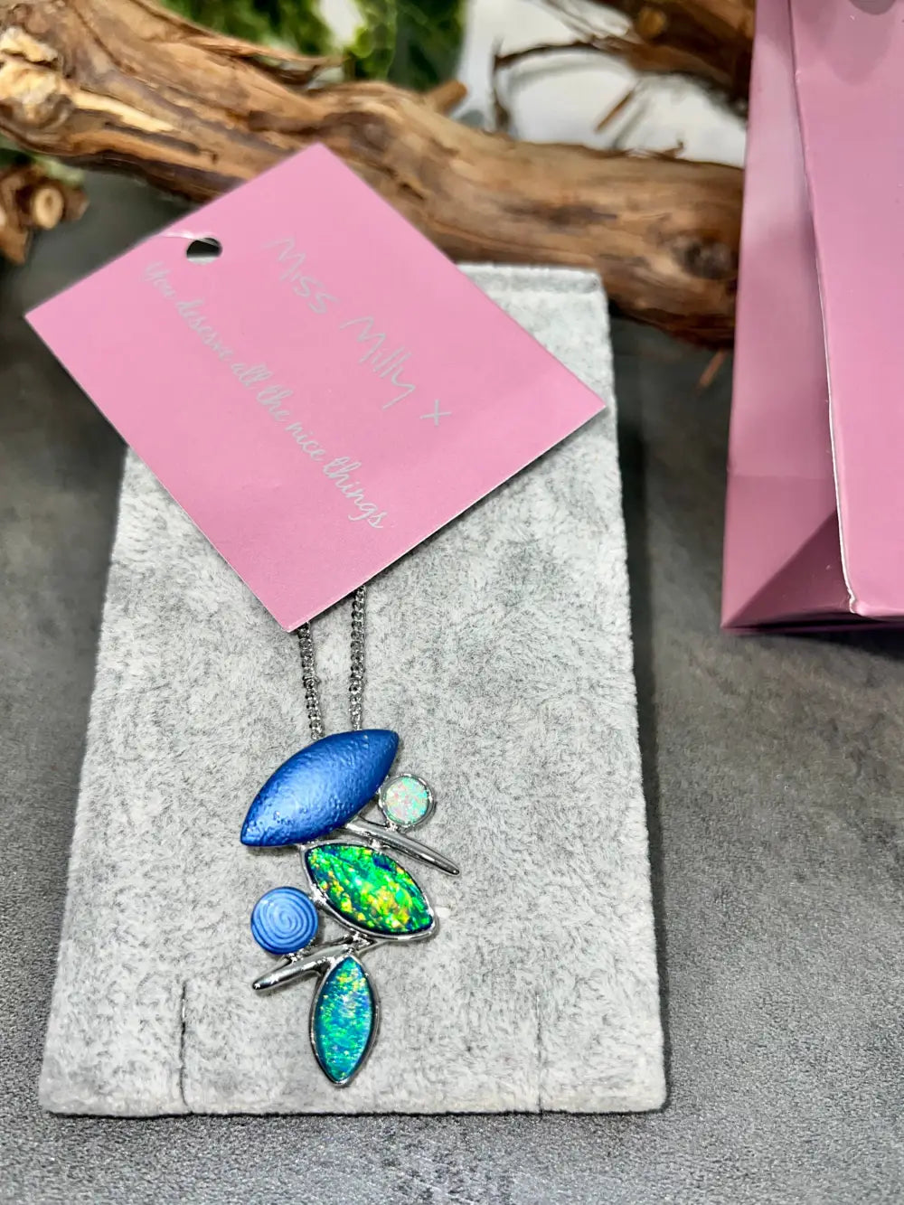 Miss Milly Iridescent trio Necklace - Jewellery