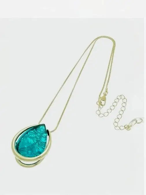 Miss Milly Turquoise Nugget Necklace
