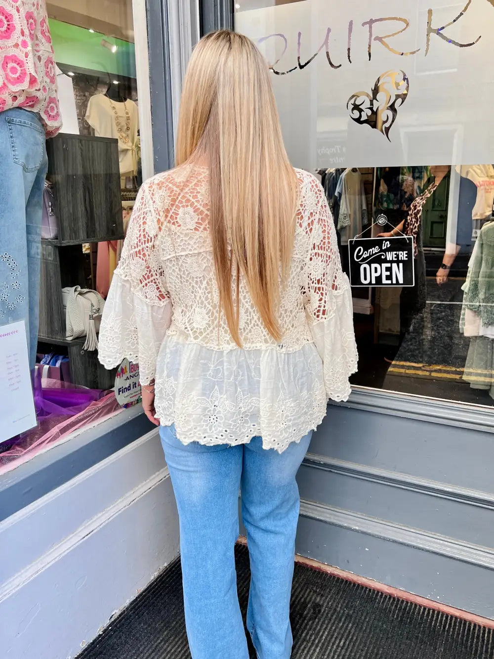 Orla Lacey Tie Cardigan BEIGE - Knitwear