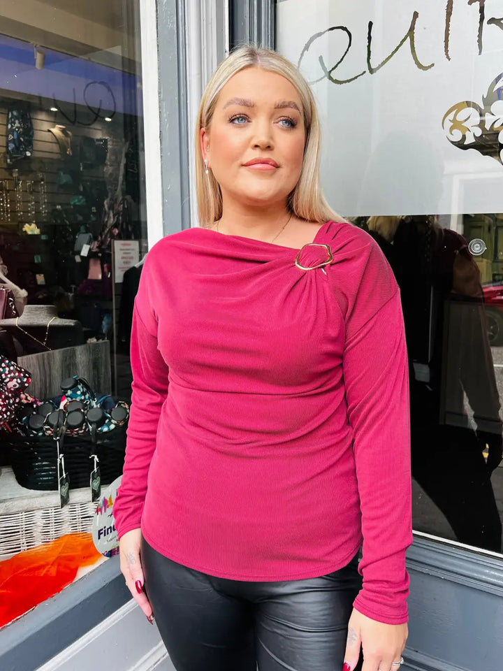 Paloma Clasp Top WINE