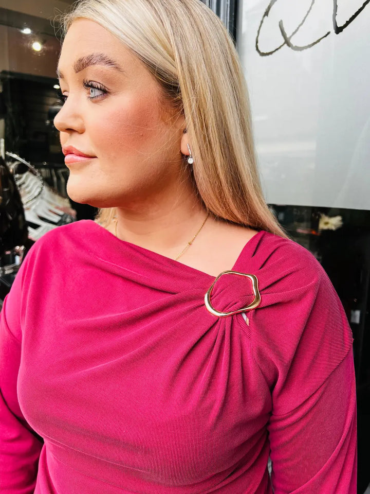 Paloma Clasp Top WINE