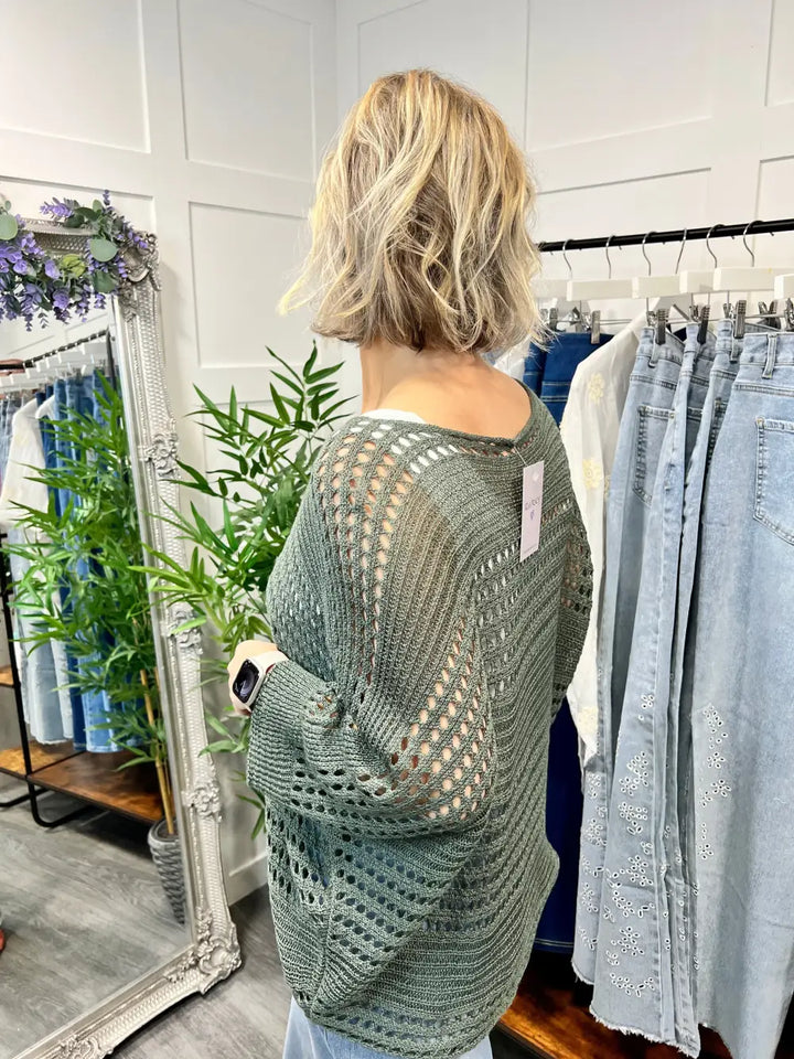 Peyton Fine Knit KHAKI