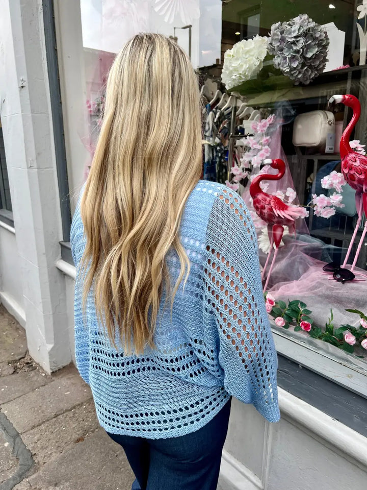 Peyton Fine Knit LIGHT BLUE