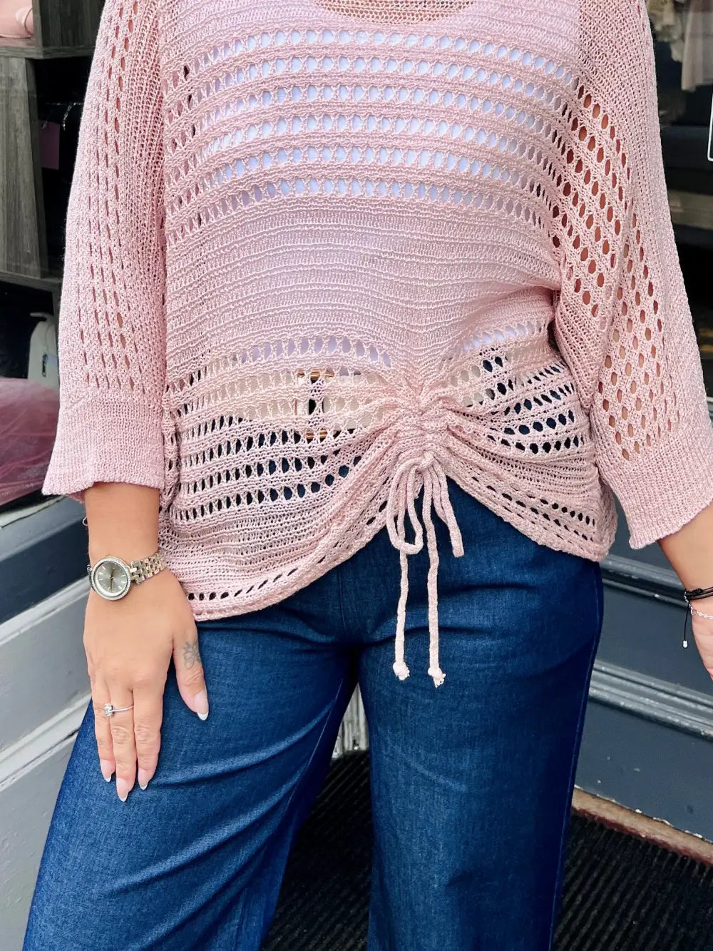 Peyton Fine Knit LIGHT PINK