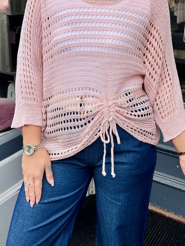 Peyton Fine Knit LIGHT PINK