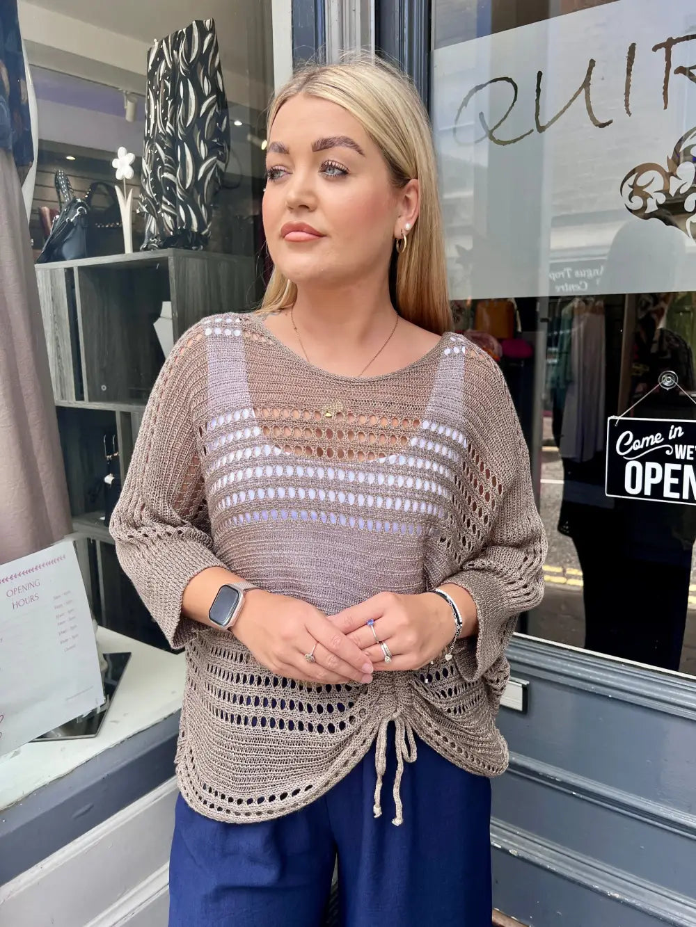 Peyton Fine Knit MOCHA