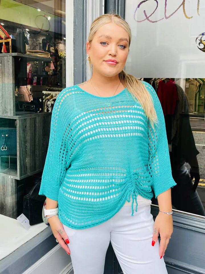 Peyton Fine Knit SEAGREEN
