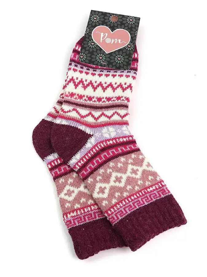 POM Nordic Socks Pink Mix - Socks