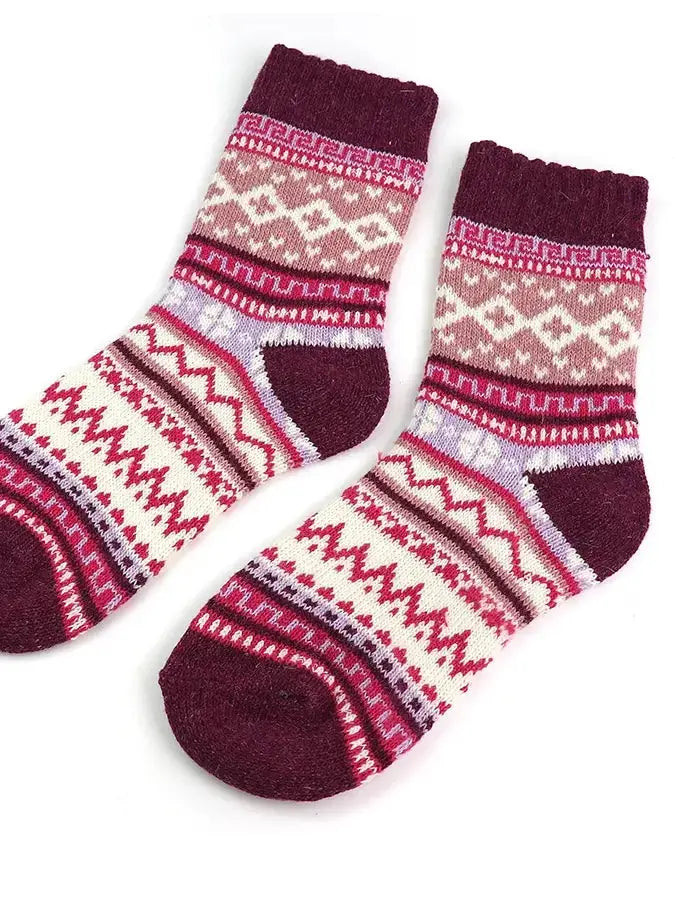 POM Nordic Socks Pink Mix - Socks