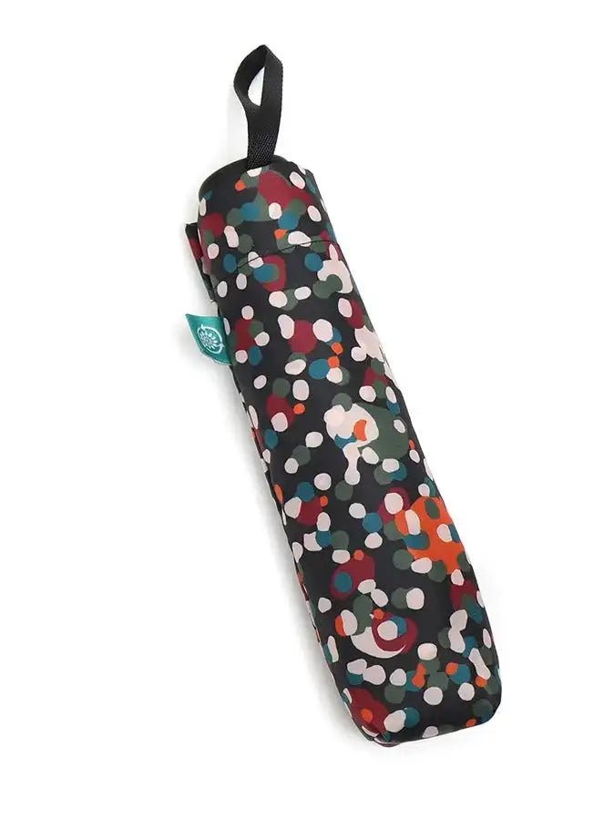 POM Recycled Dotty Print Black Umbrella