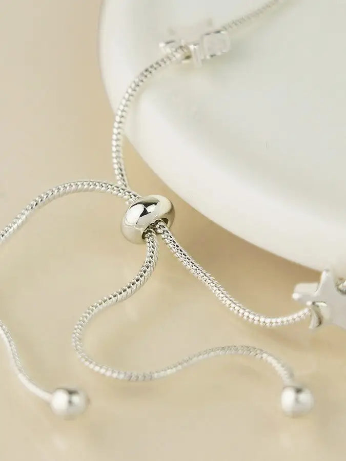 POM Stars Snake Chain Adjustable Bracelet