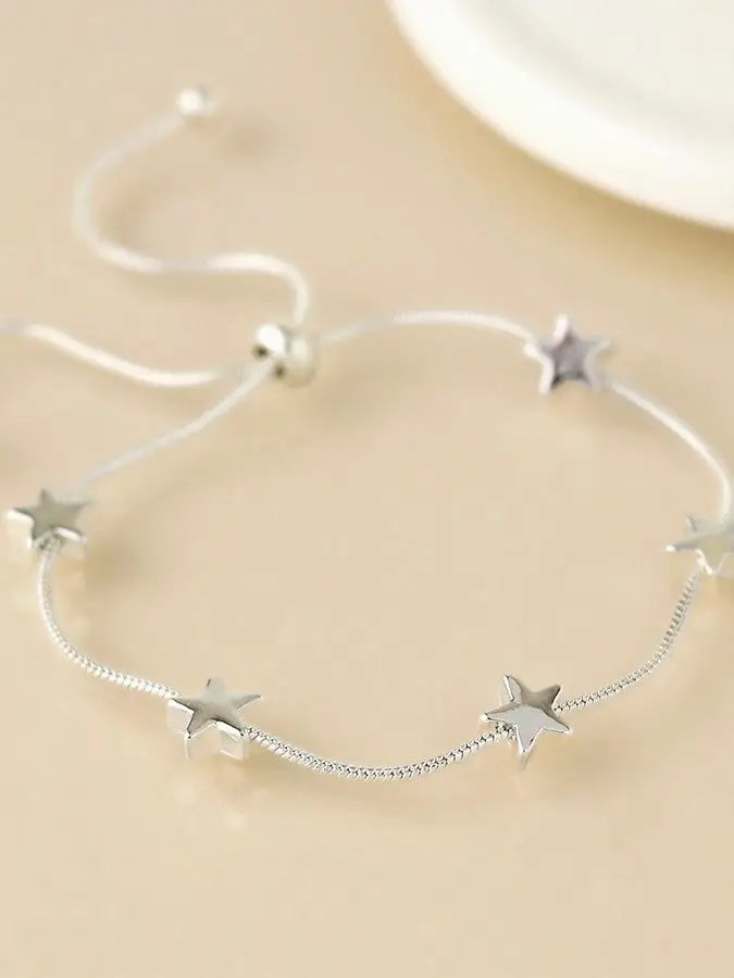 POM Stars Snake Chain Adjustable Bracelet