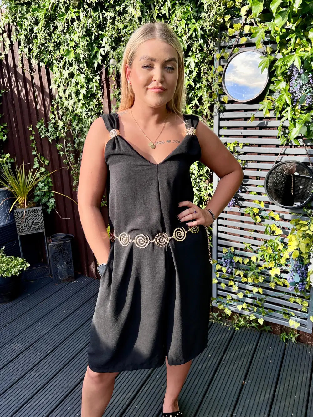 Poppy Short Jumpsuit BLACK