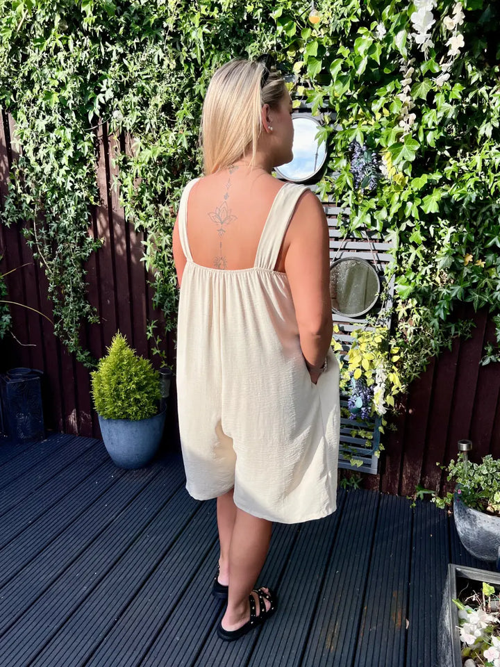 Poppy Short Jumpsuit CREAM