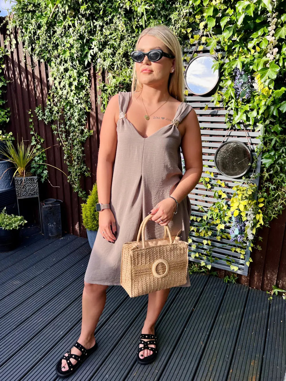 Poppy Short Jumpsuit MOCHA