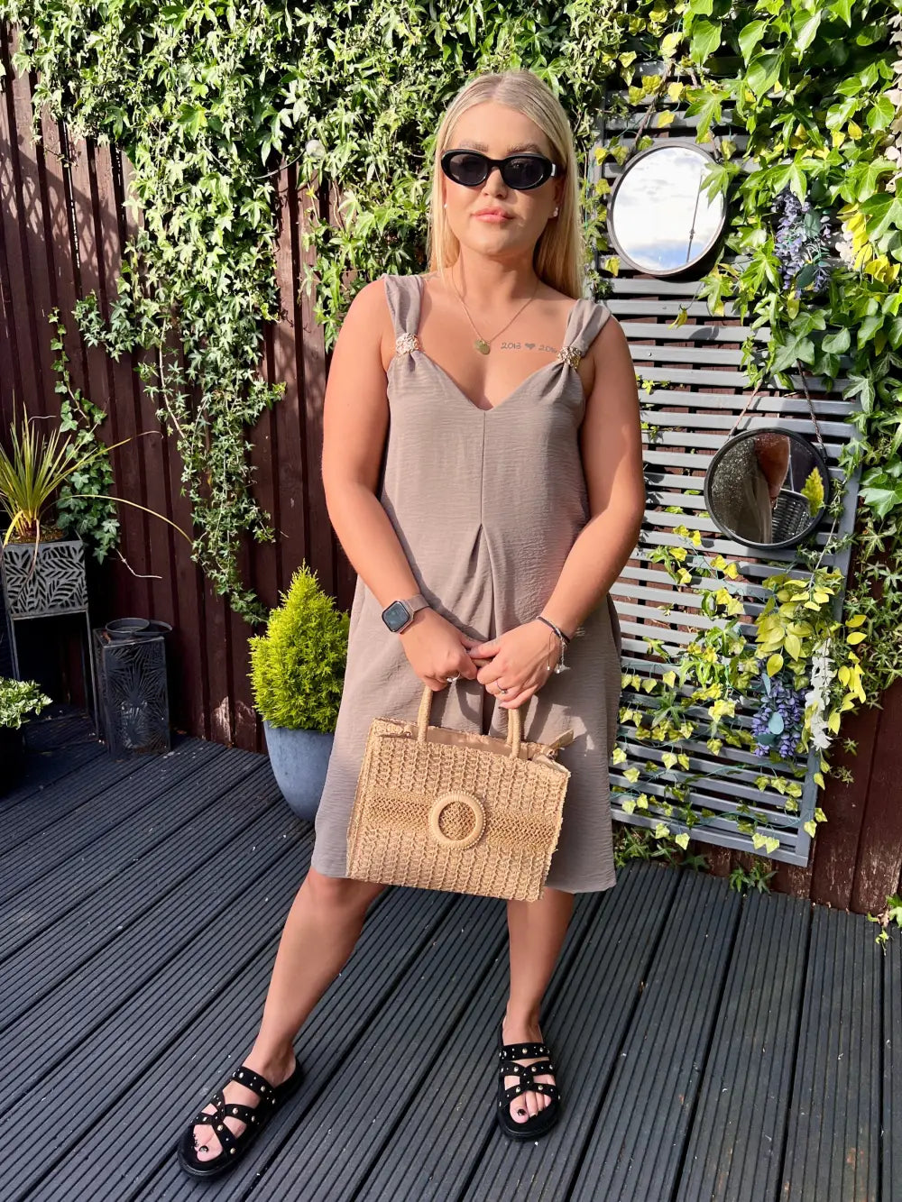 Poppy Short Jumpsuit MOCHA