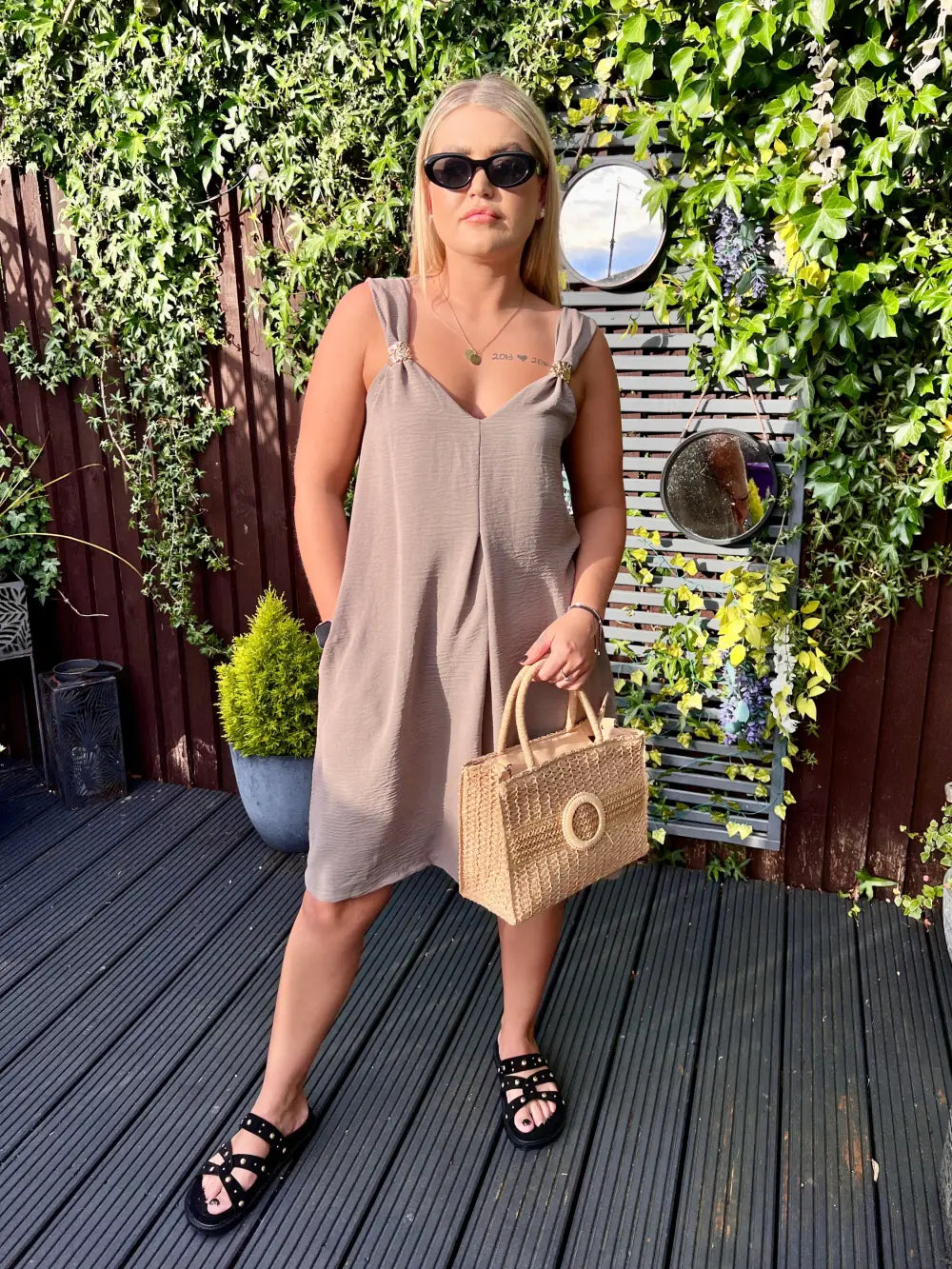 Poppy Short Jumpsuit MOCHA