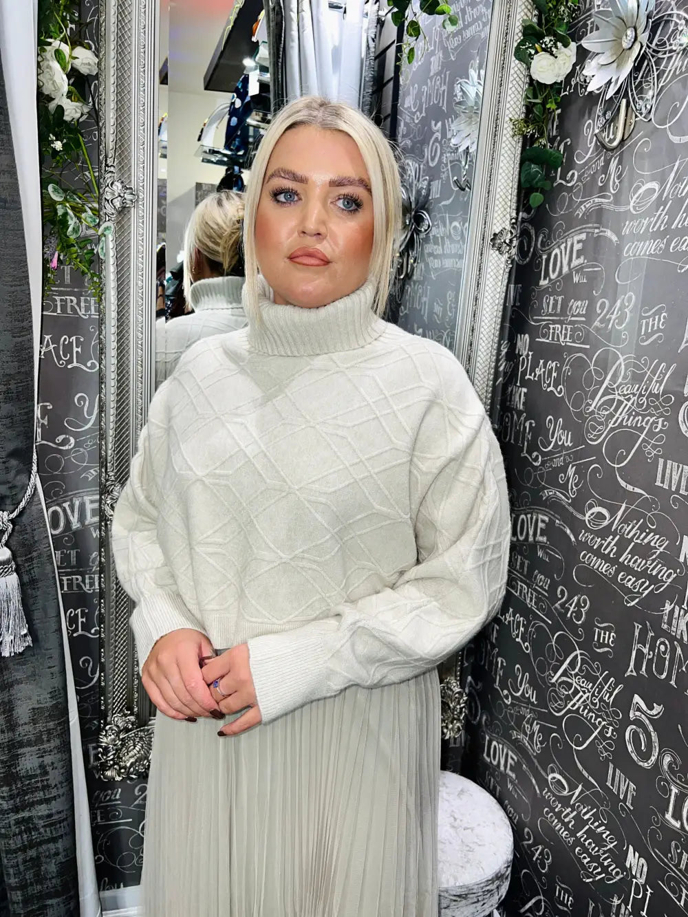 Priya Two Piece Pleated Tulle Dress BEIGE - Dress