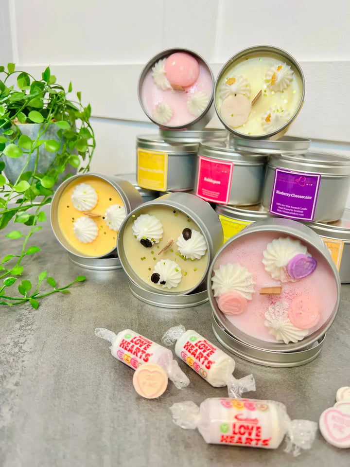 Raspberry Ripple Premium Tinned Candle