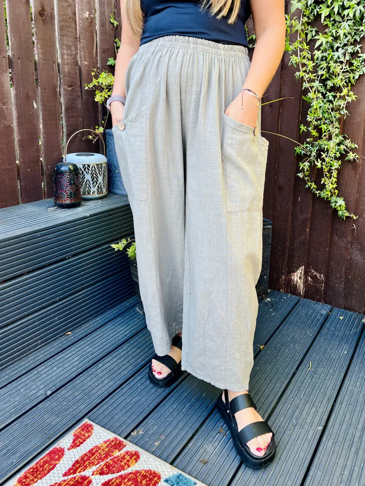 Raya Front Pocket Trousers MOCHA