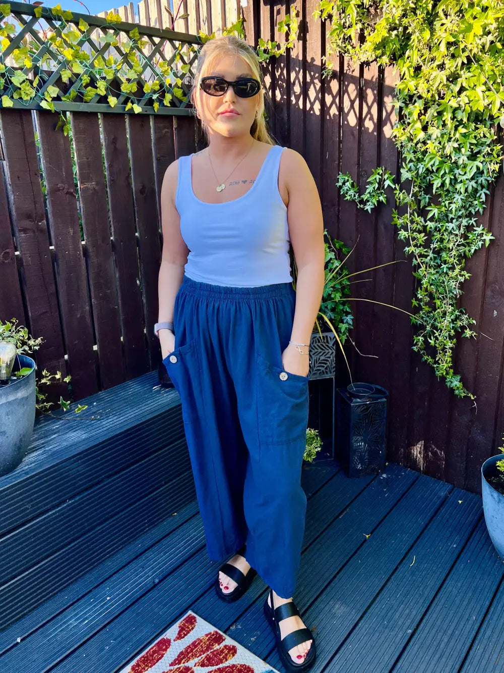 Raya Front Pocket Trousers NAVY