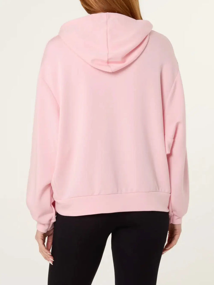 Rebekah Hoodie LIGHT PINK - Tops