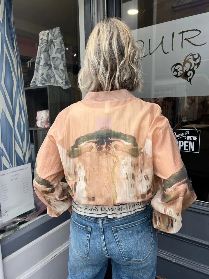 Santorini Bomber Jacket DARK BEIGE