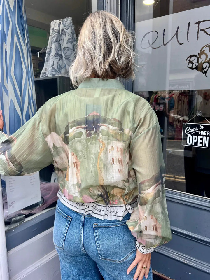 Santorini Bomber Jacket KHAKI