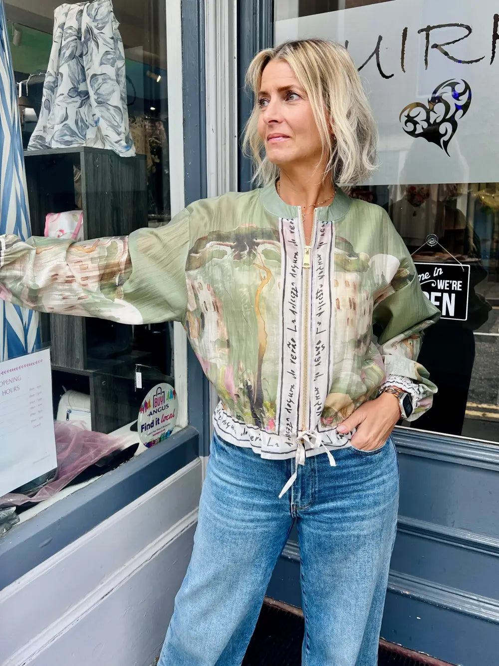 Santorini Bomber Jacket KHAKI