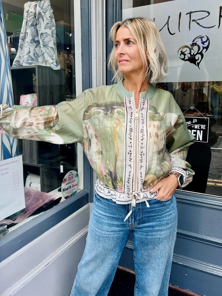 Santorini Bomber Jacket KHAKI