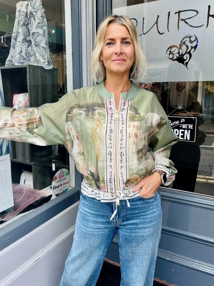 Santorini Bomber Jacket KHAKI