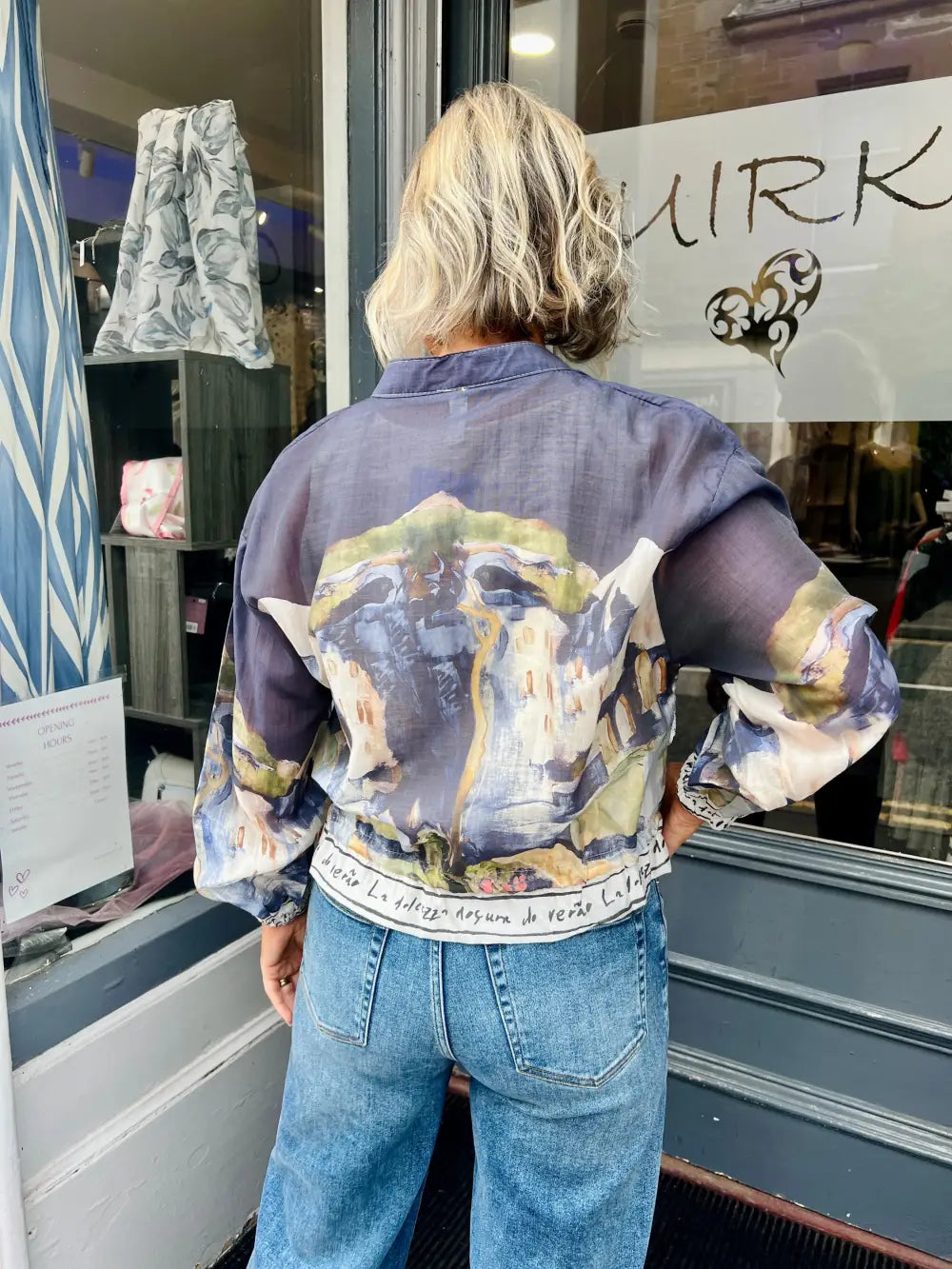 Santorini Bomber Jacket NAVY