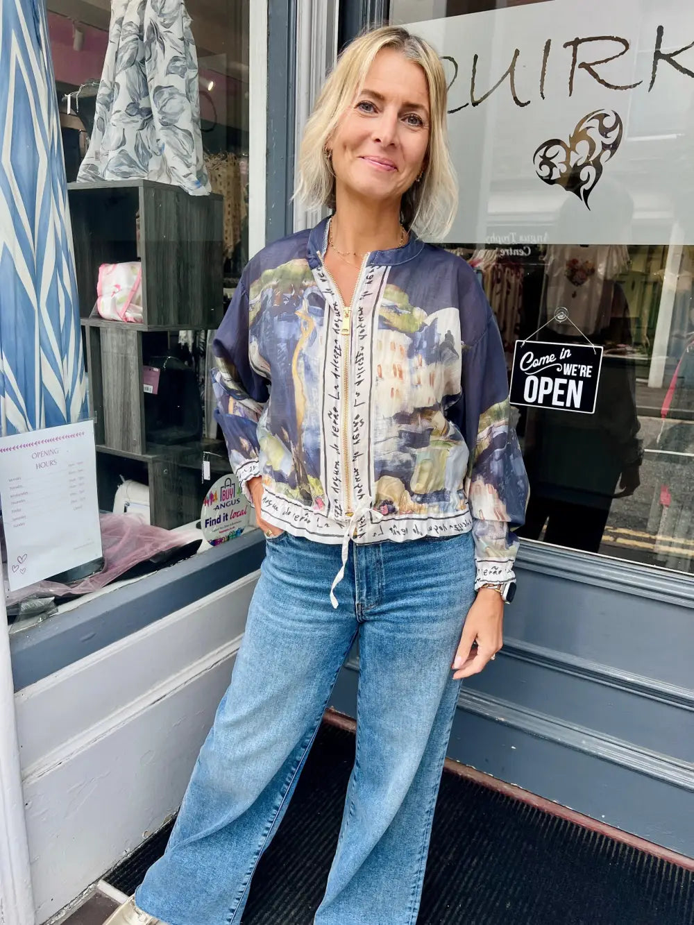Santorini Bomber Jacket NAVY