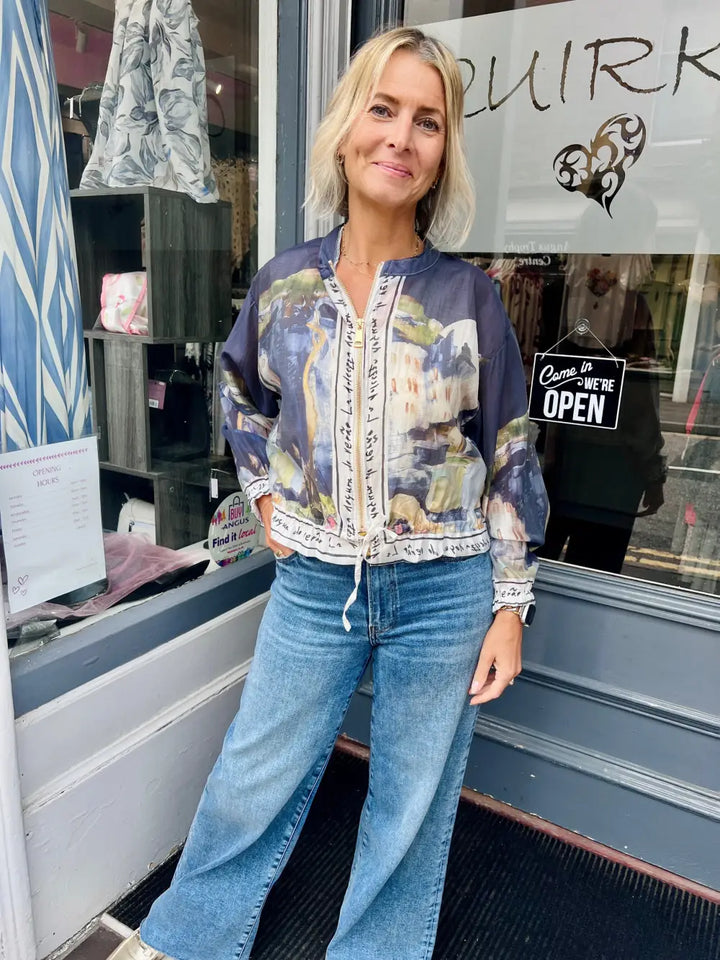 Santorini Bomber Jacket NAVY