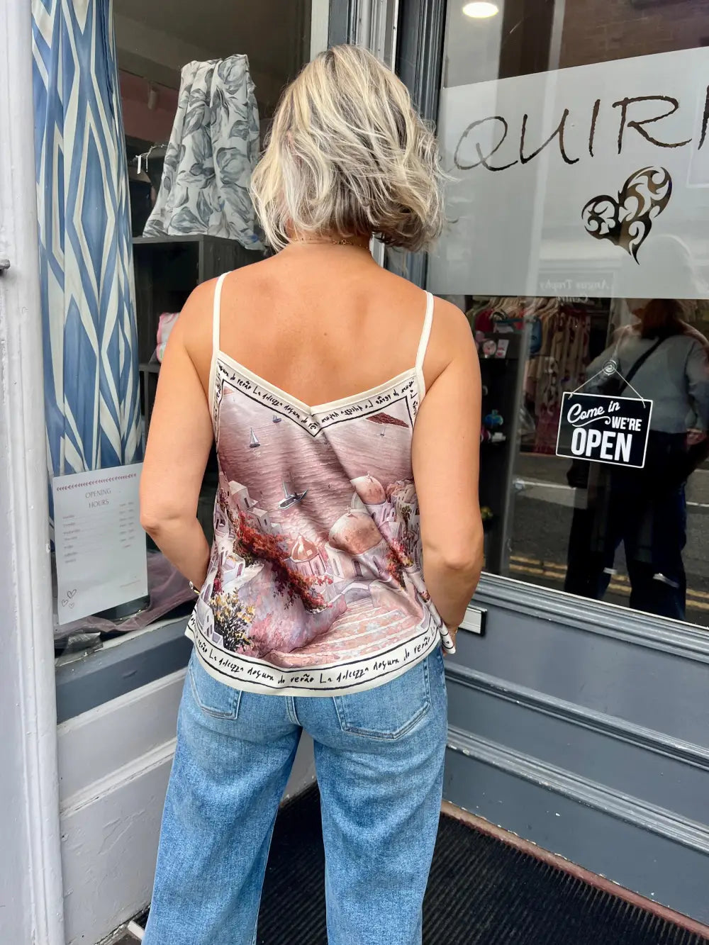 Santorini Cami Top MOCHA