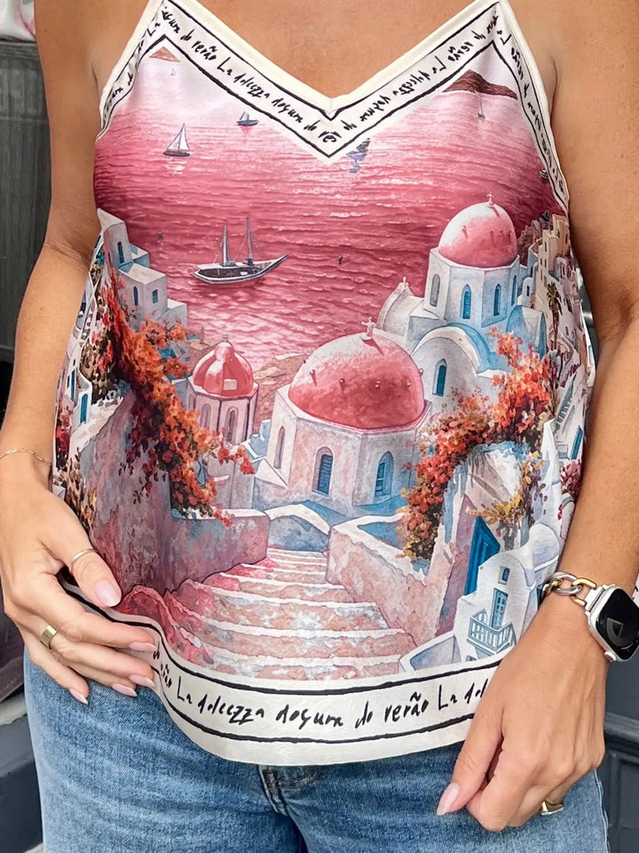 Santorini Cami Top PINK