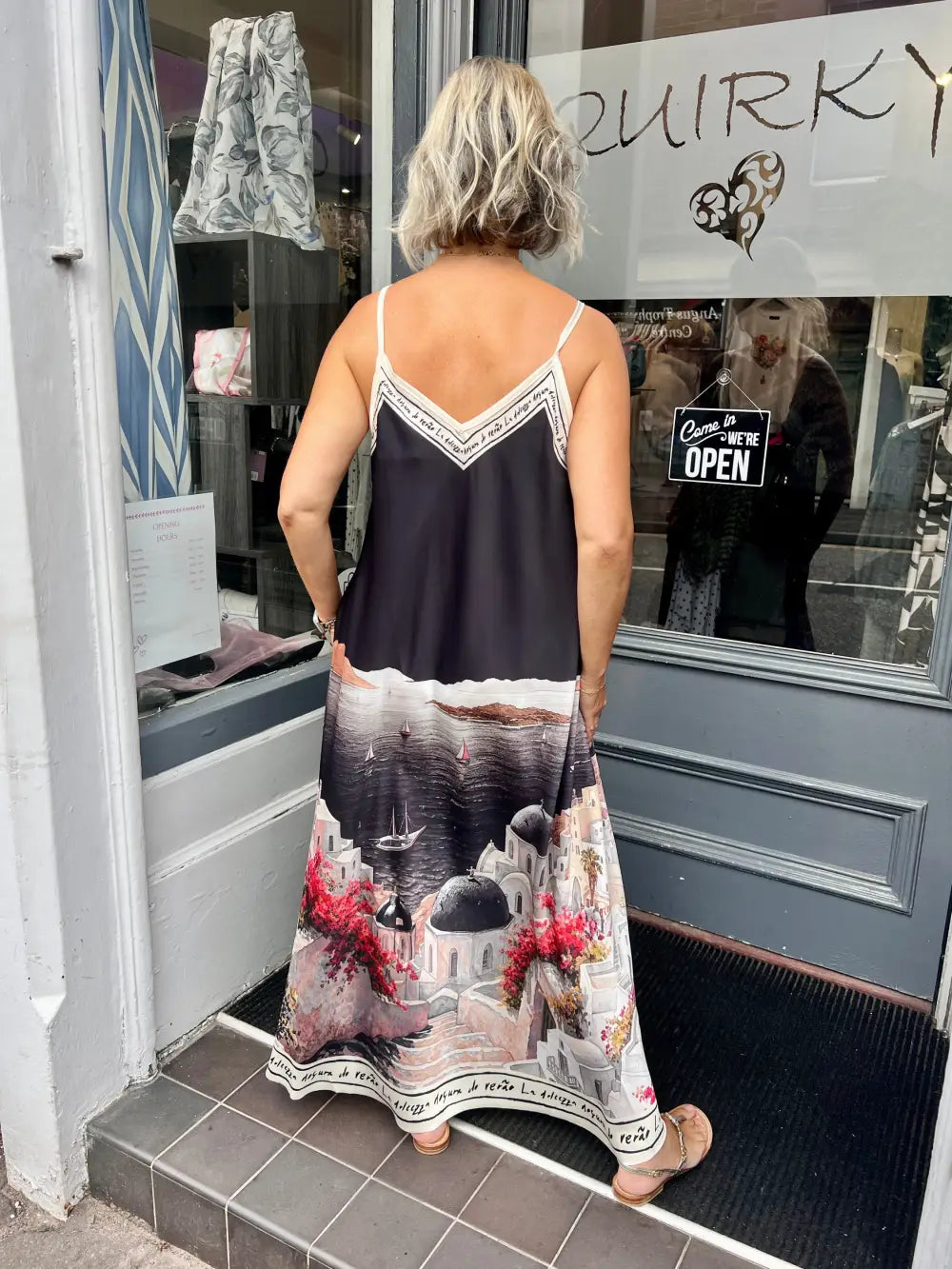 Santorini Maxi Dress BLACK