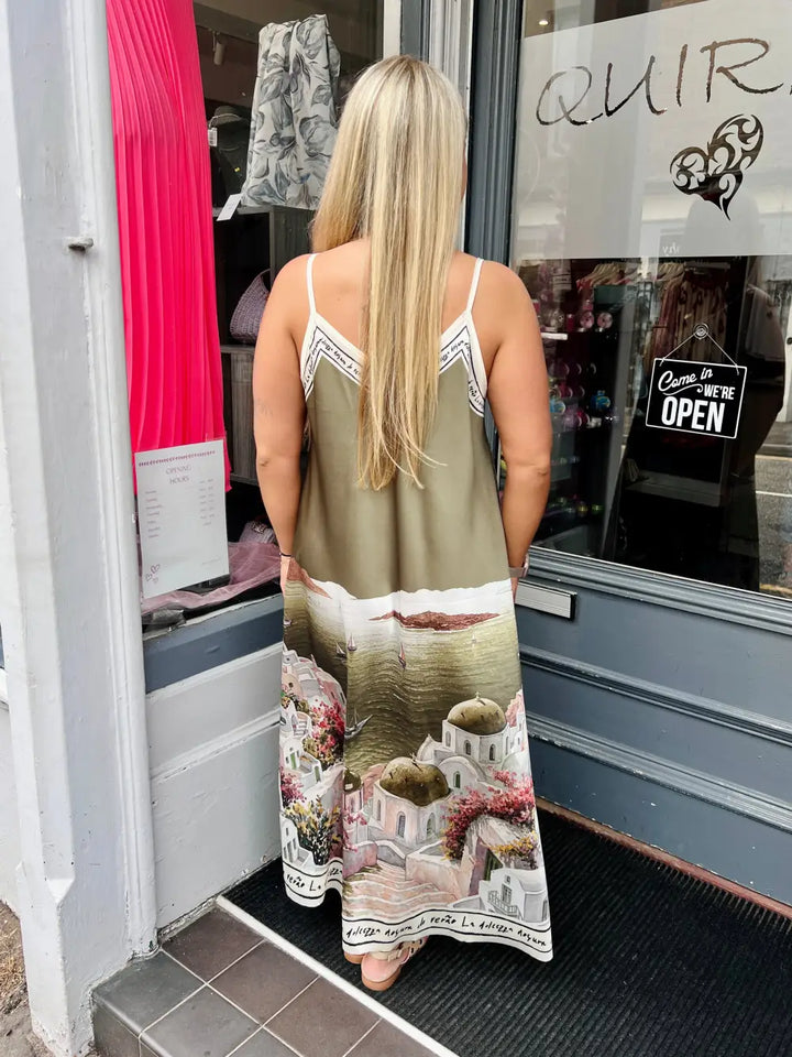 Santorini Maxi Dress KHAKI
