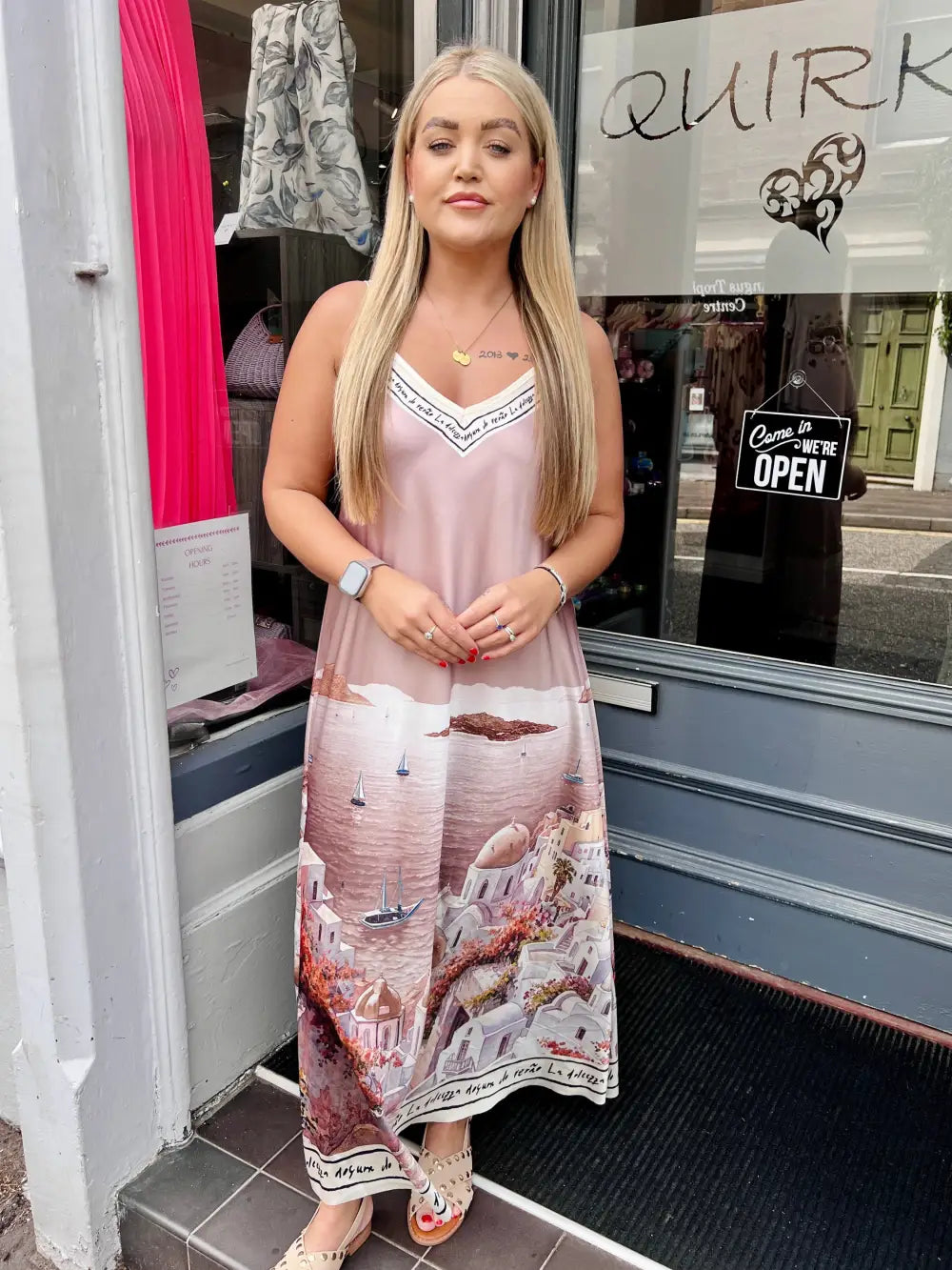 Santorini Maxi Dress MOCHA