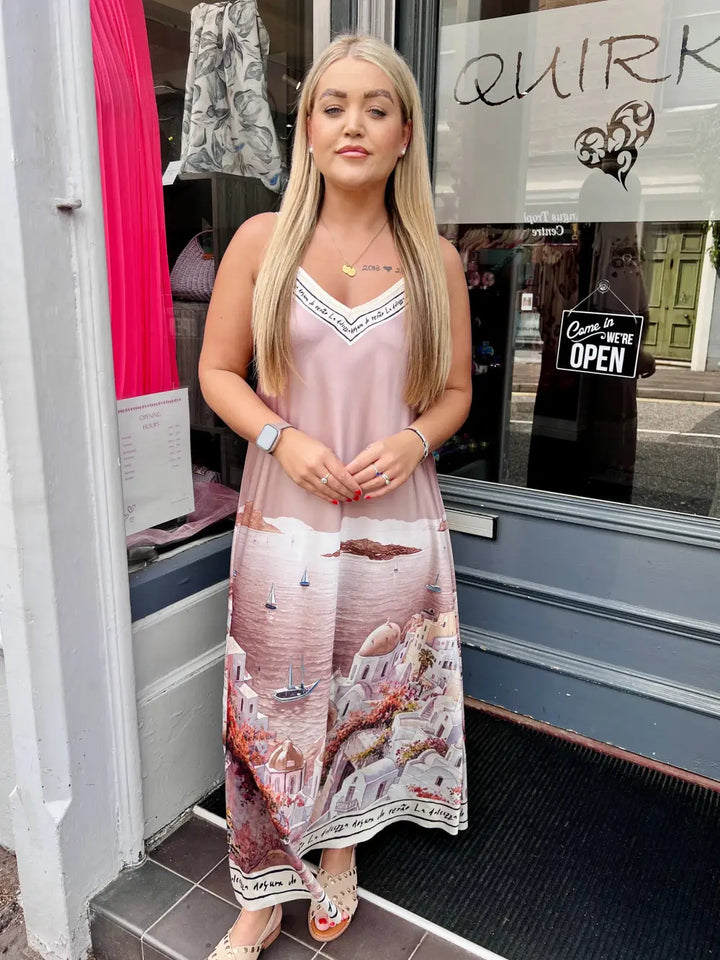 Santorini Maxi Dress MOCHA