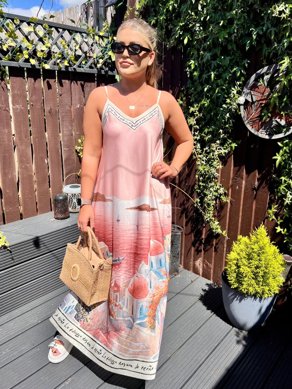 Santorini Maxi Dress PINK