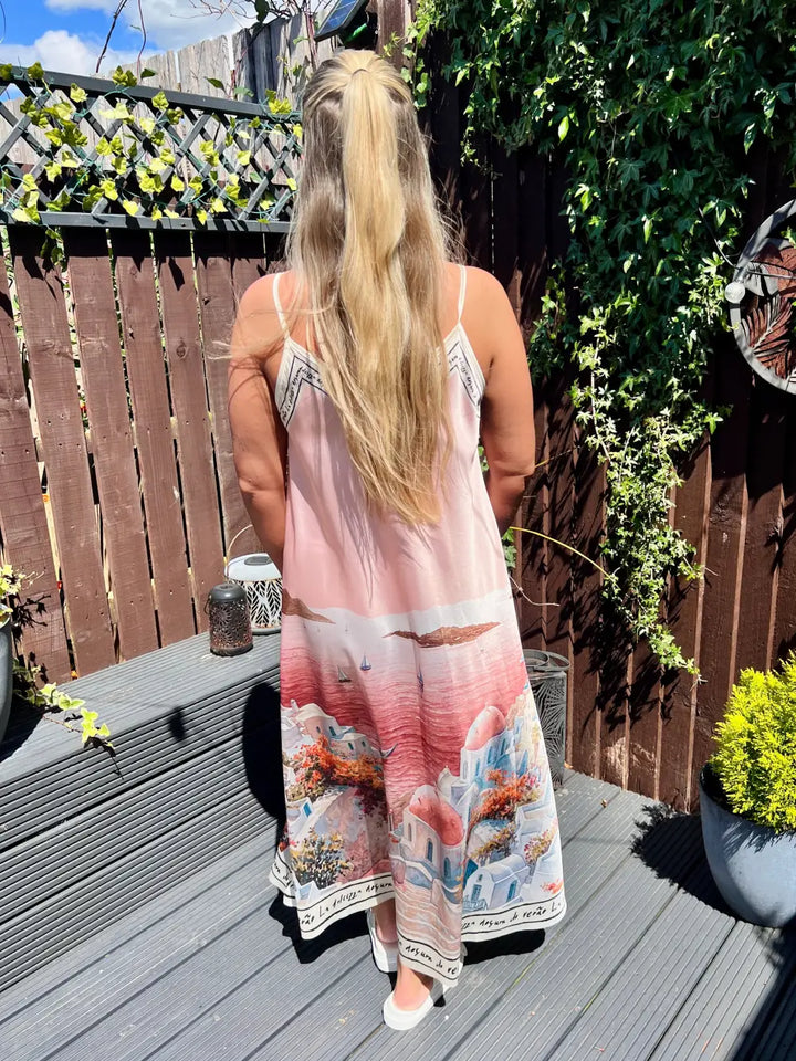Santorini Maxi Dress PINK