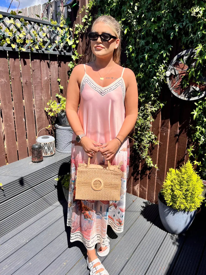Santorini Maxi Dress PINK
