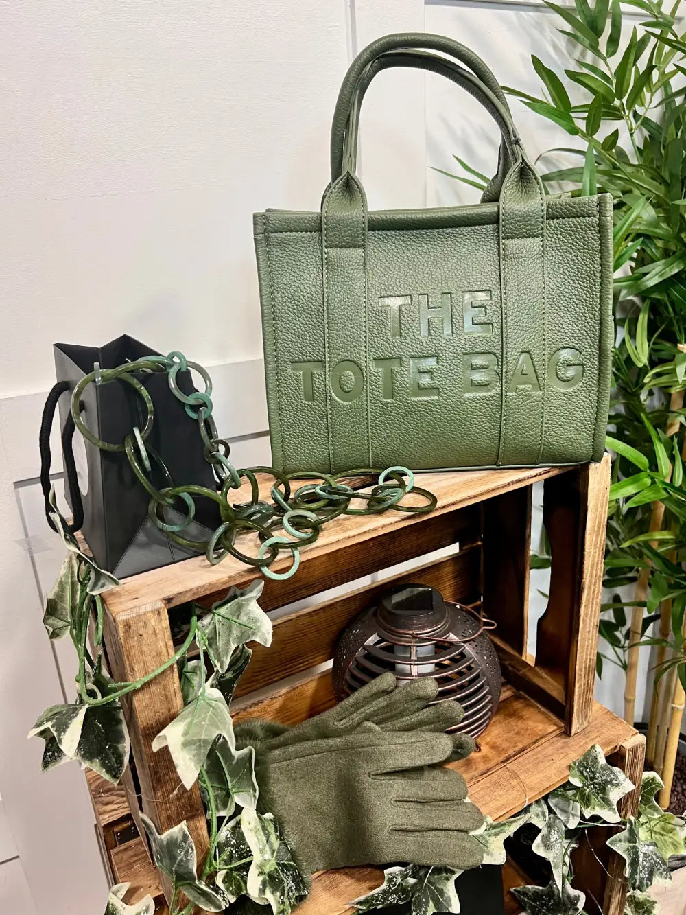 Small Tote Bag KHAKI - Crossbody